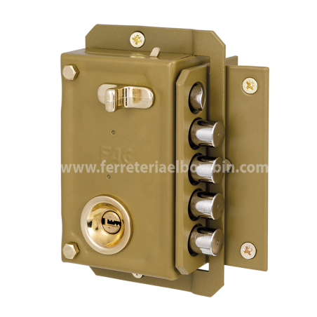 Frontal cerradura de sobreponer serie S-90/P-UVE